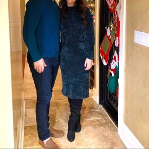 COZY SWEATER MIDI DRESS